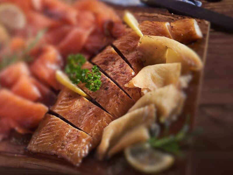 Geräuchertes Wallerfilet